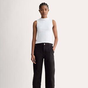Everlane Women's Utility Barrel Pant in Black, Size 8